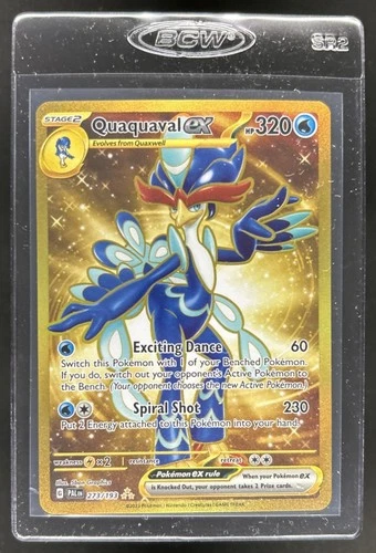 2023 Pokemon SV Paldea Evolved Quaquaval ex Hyper Rare #273/193