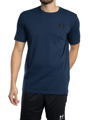 Under Armour Herren Sportstyle-T-Shirt für die linke Brust, Blau - Bild 1 von 4