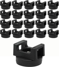 20Pcs Magnetic Zip Tie Mount, Cable Zip Tie Base Wire Clips for Cables