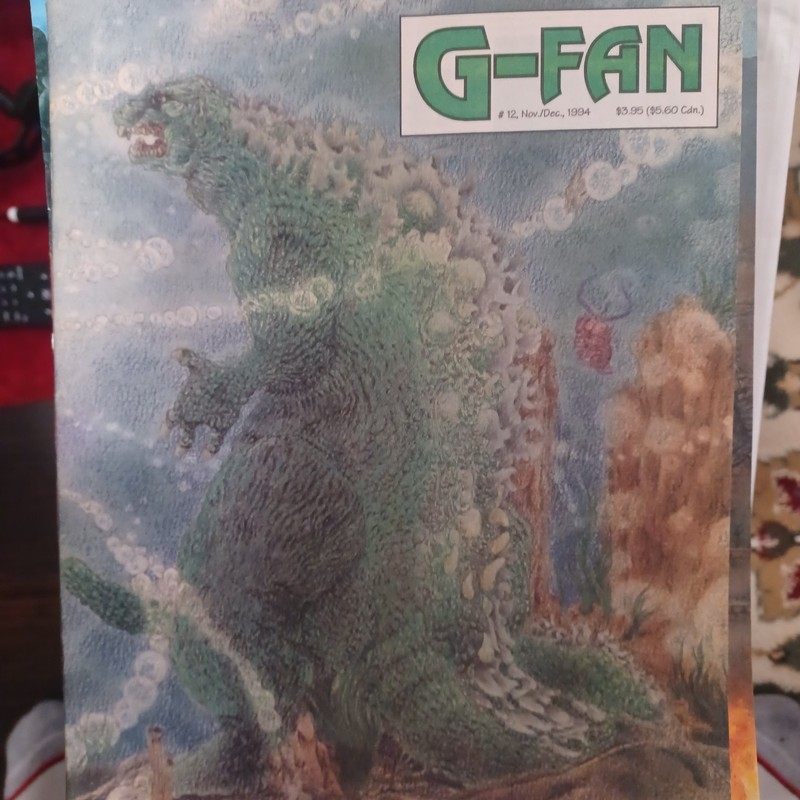 G-FAN Magazine #12 Nov/Dec 1994 Godzilla Kaiju Rare Vintage Fanzine