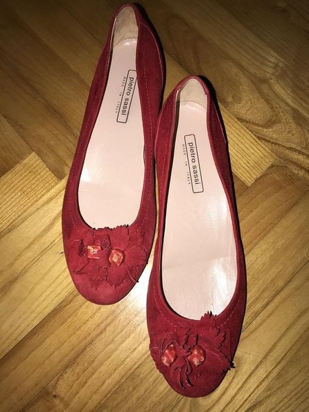 Women Claudie Pierlot Heels Red Suede 39