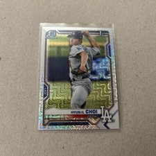 2022 Bowman Mojo Refractor Hyun Il-Choi 1st Bowman Los Angeles Dodgers Baseball