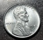1943 S 1C Lincoln Cent VF  Steel Pennie #3