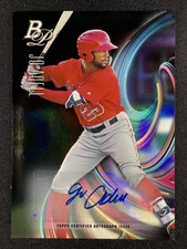 2018 Bowman Platinum #TOP-11 Jo Adell Top Prospects Autograph