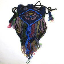 Antique Vintage Beaded Purse Flapper Deco 1920s Bag - SELLER PAYS US TARIFFS