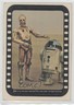 1977 Star Wars Stickers C-3PO R2-D2 Droids on the Sand Plane