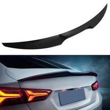 Fits 2016–2021 Chevrolet Malibu Sedan ABS Plastic Glossy Black Trunk Spoiler Lip