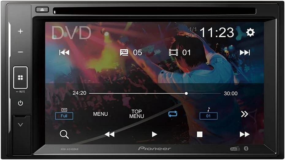 Autoradio Pioneer AVH-A240DAB Sorgente 2 DIN con Lettore CD Bluetooth USB DAB+ - Immagine 3 di 4