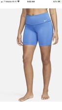 Nike Performance Kick Swim Bike Shorts 6" NESSB211-442 Women Sz Medium  MSRP 64