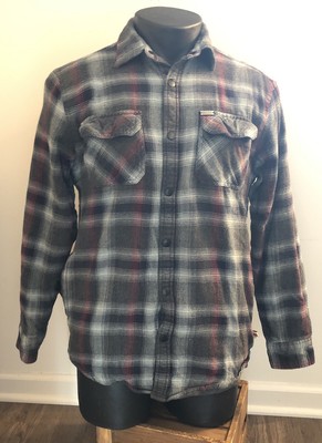 Download Dakota Grizzly Mens Plaid Thermal Lined Snap Front Long ...