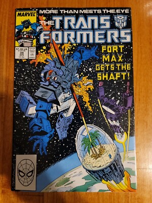 Transformers #39 Comic Book Marvel. 1st Print. Free Shipping.Very Good Condition