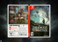 Triangle Strategy Cover Art: Replacement Insert & Case for Nintendo Switch