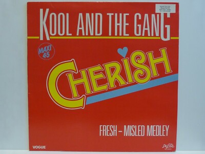 Kool & The Gang   12  Maxi - Cherish / De-Lite Records 312007 von 1985