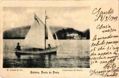 PC LEMBRANCA DE SANTOS BALIEIRA PONTA DA PRAIA BRASILIEN (a35422)