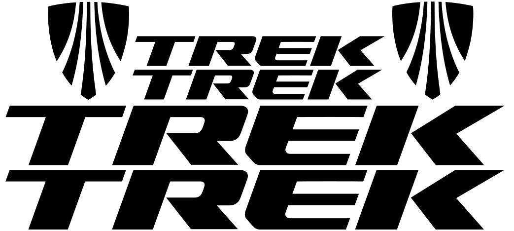 Trek Bicycle Vinyl Frame Decal Sticker Set MTB/Road Bike - Multiple Colors