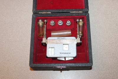 Vintage D.B.P. angem TEXOGRAPHY Precision Instrument Tool