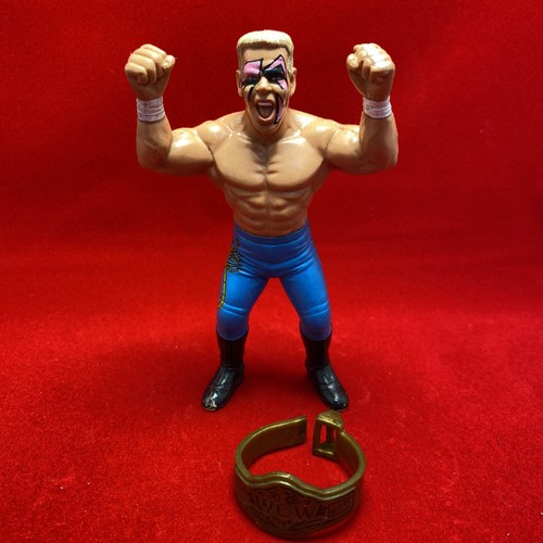 Sting WCW 1990 Galoob 4.5� Wrestling Figure wwe ww...