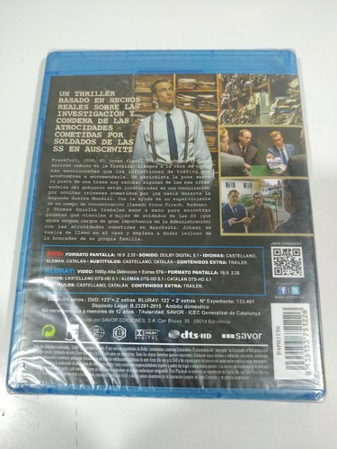 La Conspiracion del Silencio - Blu-Ray + DVD Español Aleman Nuevo - 3T - Imagen 2 de 4