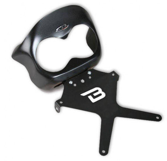 Support de plaque Suzuki GSR 600 Barracuda finition premium réglable