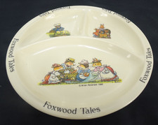Foxwood Tales Toddlers Food Plate. Sectioned Melamine