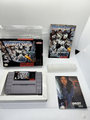 Robocop Super Nintendo Robo Cop SNES Complete CIB W