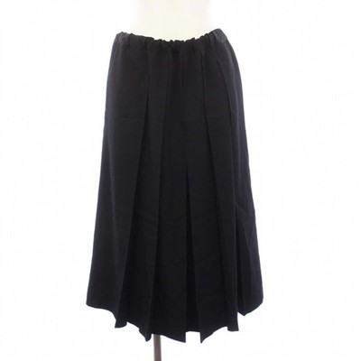 Comme des Garcons AD2022 long skirt with pleats switching S black