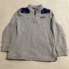 Vineyard Vines Sweater Girl 14 Large Pull Over Gray