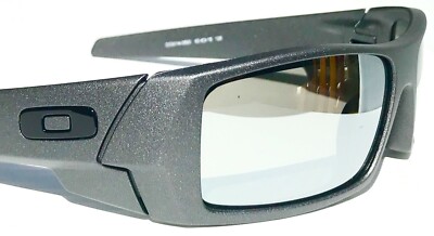NEW* OAKLEY GASCAN Lead Steel POLARIZED Galaxy Chrome Mirror