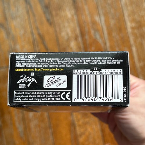 GALOOB Micro Machines 1954 ROADSTER Corvette Collector Edition Series 1 NEW - Picture 6 of 7