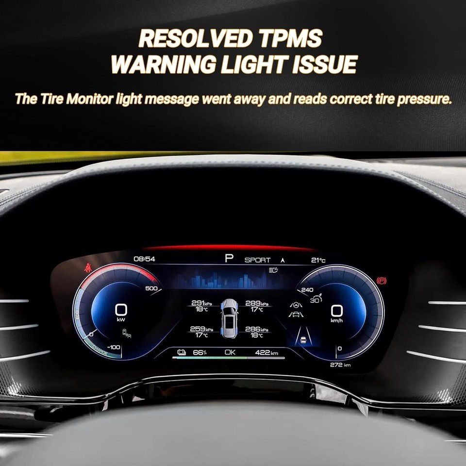 4x Tire Pressure Sensor 13598771 TPMS For GMC Sierra 1500 2500 3500 HD