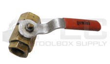 GEMINI 1" BRASS BALL VALVE