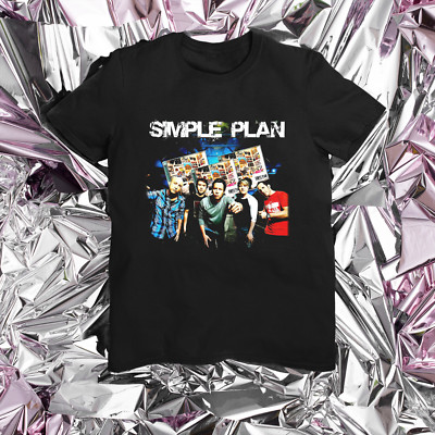Hot Simple Plan Band Music Black Unisex Size S-234XL Tee Shirt