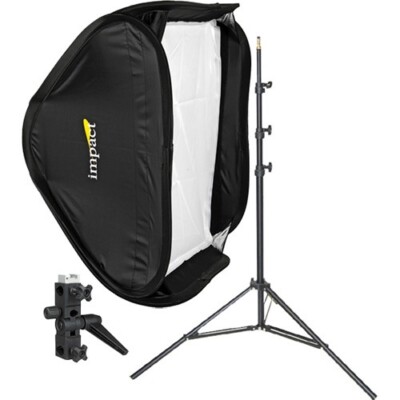 Impact Quikbox Softbox Kit 24x24 For Shoe Mount Flash Units. Mint condition.
