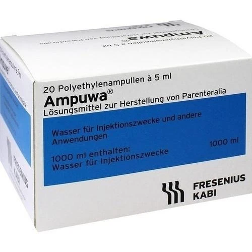 FRESENIUS KABI DEUTSCHLAND GMBH AMPUWA Plastikamp. Injektions-/Infusionslösung 20X5ml PZN 2001044