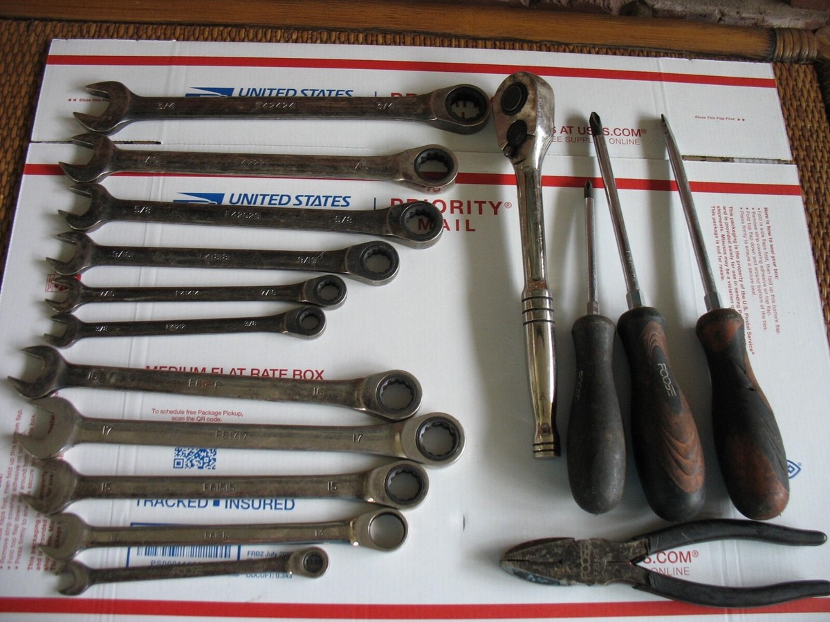 MAC TOOLS/CHIP FOOSE 16PCS. COLLECTORS TOOL LOT, USED, VALUE 