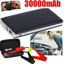 30000mAh Car Emergency Battery Jump Starter Start Booster w/ LED Power Pack 12V