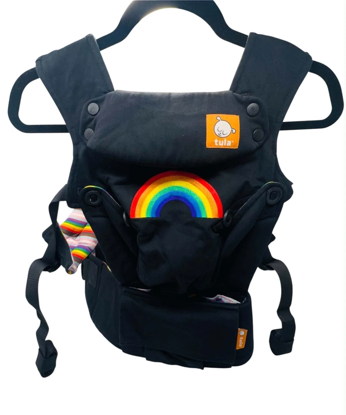 Tula Explore Baby Carrier Pride And Joy Rainbow LGBTQ Front & Back Carry 7-45 Lb