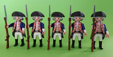 PLAYMOBIL  -  5x  -  Figures Serie 14  -  Blauröcke Franzosen Soldaten   NEU