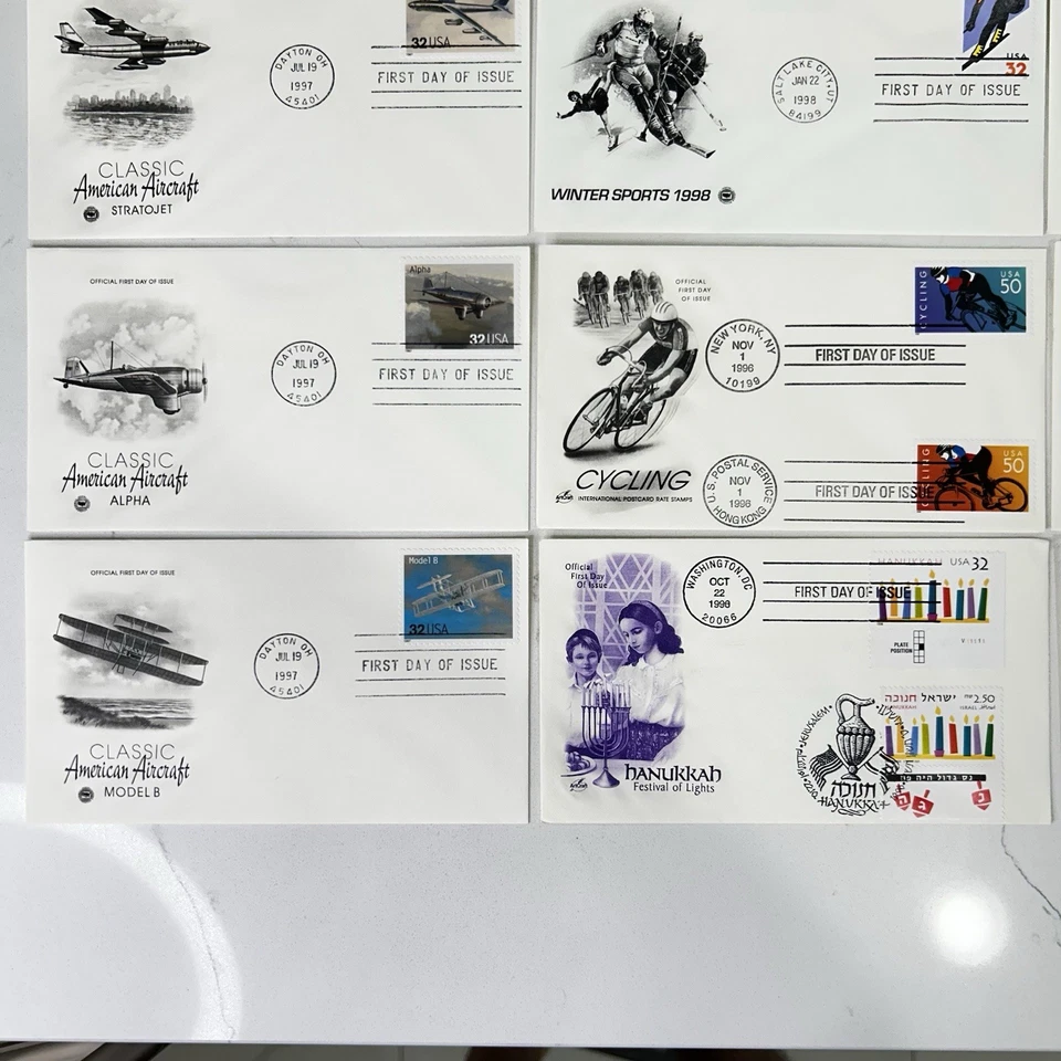 15 First Day of Issue Postal Covers Historic FDC 1996-98 Culture Lot #18 - Image 4 of 4