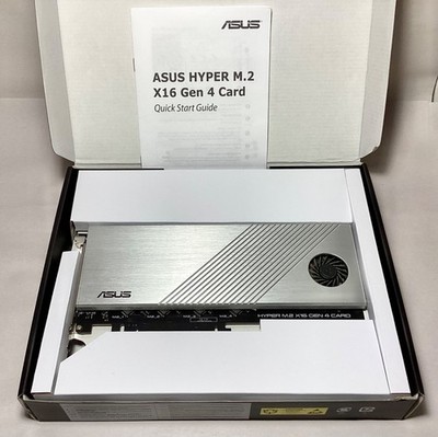 Asus HYPER M.2 X16 Gen 4 Expansion Card PCI Express PCIe 4.0