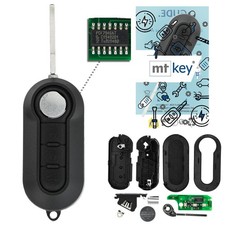 Funk Schlüssel 434MHZ für FIAT QUBO GRANDE PUNTO EVO 199 DOBLO II Klappschlüssel