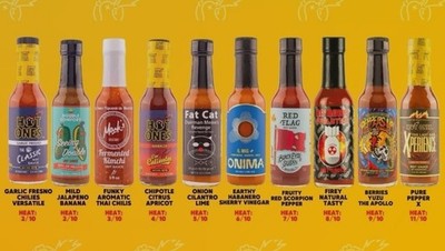Hot Ones Stay Spicy Hot Sauce Set 10 Pack Assorted Flavors season 24 