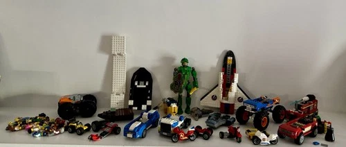 Lego Vehicle Lot Boats, Cars, Ships, Star Wars + Minifigures