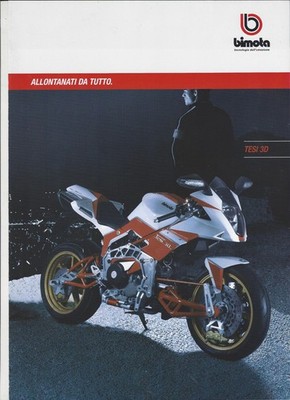 Bimota Tesi 3D Prospekt brochure depliant
