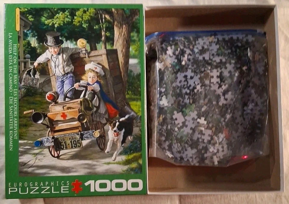 Eurographics Jigsaw Puzzle;  Help on the Way;  1,000 pieces - Image 3 of 3
