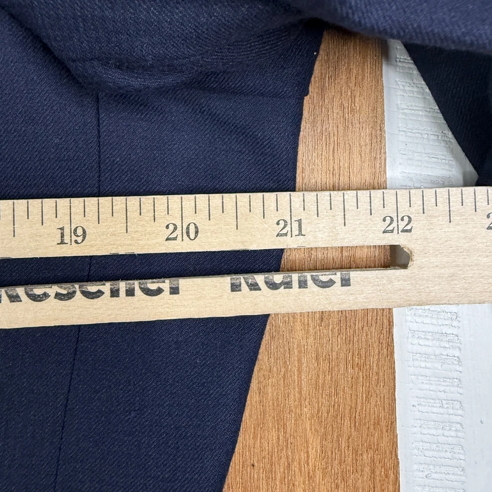 Kenneth Cole Suit Mens 40R Navy Blue 2 Button Sport Fabric Performance 36x29 - Image 3 of 4