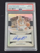 2024 Prizm Draft Picks Paige Bueckers PSA 10 Penmanship Silver Prizm #PBUE
