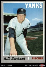 1970 Topps #167 Bill Burbach Yankees 4 - VG/EX