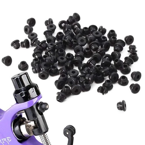 Tattoo Grommets - Autdor 300Pcs Rubber Grommets-300pcs  image 4