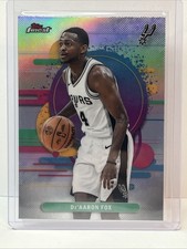 2025-26 Topps Finest - Uncommon Refractor DeAaron Fox #180